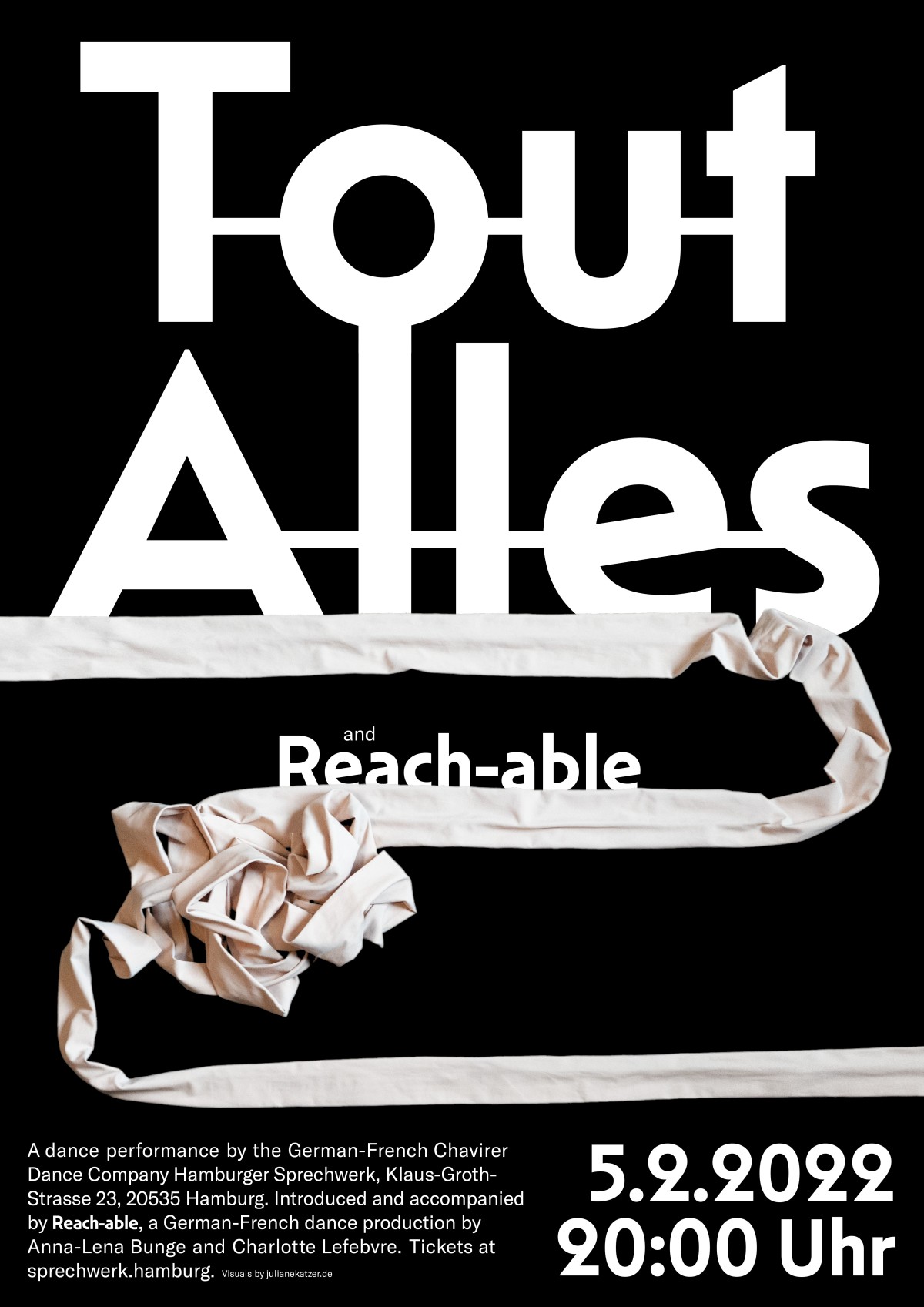 Visuals for »Tout Alles« dance performance by Chavirer Dance Company