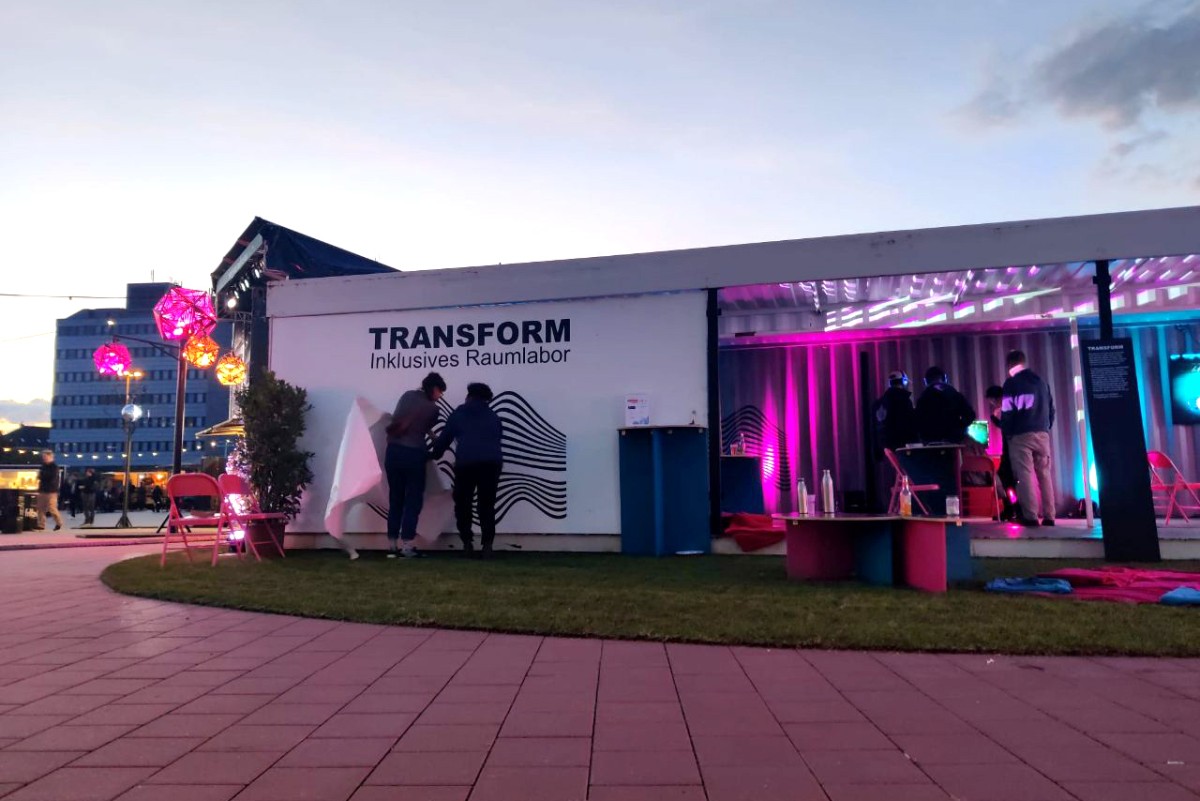 Scenography for the inclusive project TRANSFORM