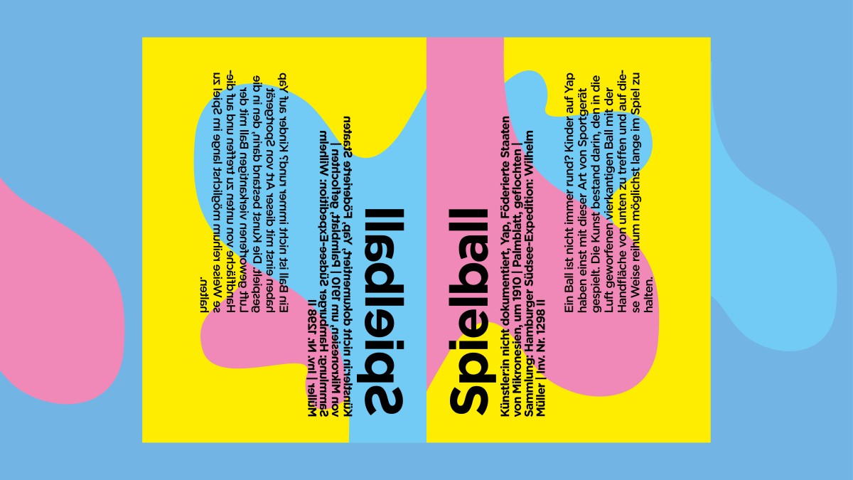 Exhibitiongraphics »Spieletag«
